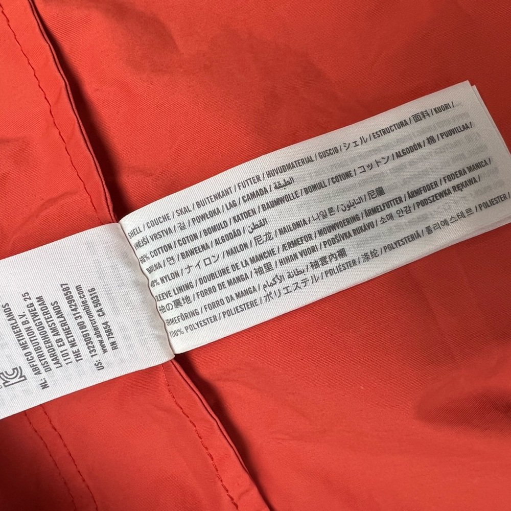 Abercrombie & Fitch Survival Parka Full Zip Jacket Size Small✨ - Picture 7 of 8
